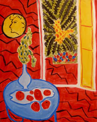 Matisse Red Interior