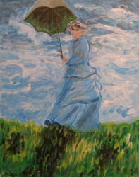 Monet Lady with Parasol