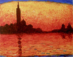 Monet Venice at Sunset