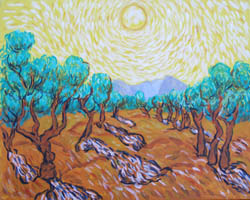 Van Gogh Olive Trees