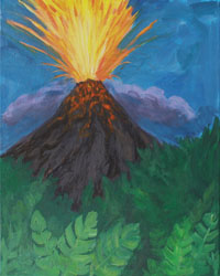 Volcano Eruption